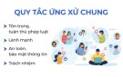 Đoàn viên thanh niên cam kết tuân thủ 4 quy tắc ứng xử văn minh trên không gian mạng