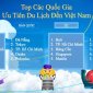 Việt Nam trở thanh điểm đến hàng đầu của các chuyến bay quốc tế.