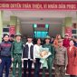 Hội đồng nghĩa vụ quân sự xã tiễn đưa tân binh lên đường nhập ngũ