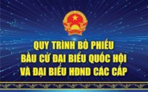 Quy trình bỏ phiếu bầu cử Quốc Hội Và HĐND các cấp