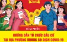 Hướng dẫn tổ chức bầu cử tại địa phương không có dịch COVID-19