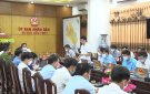 Hội nghị giao ban với Chủ tịch UBND các xã thị trấn quý III năm 2021